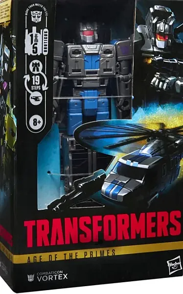TRANSFORMERS AGE OF THE PRIMES DELUXE CLASS ACTION FIGURE COMBATICON VORTEX 14 CM